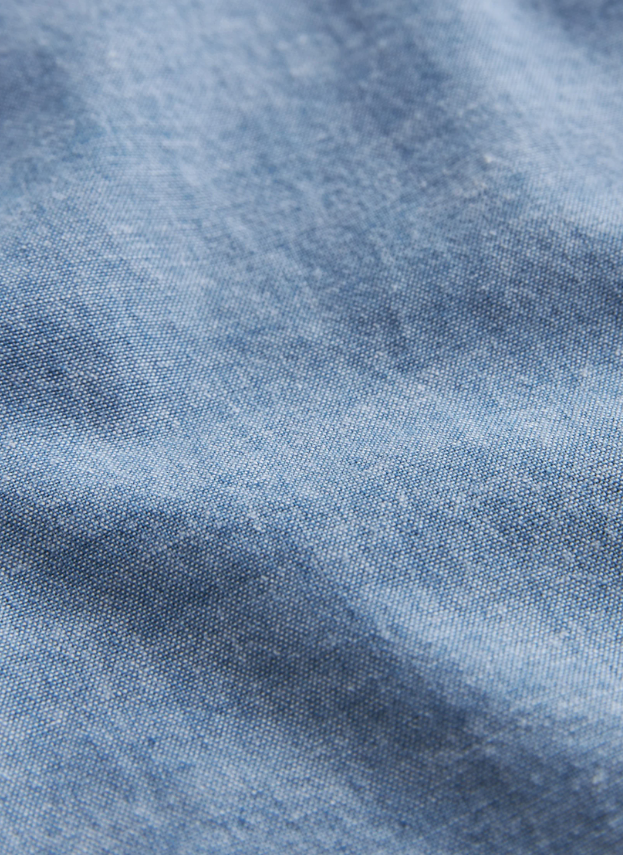 Morris Chambray Shirt Slim Fit Blå