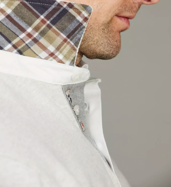 Hansen & Jacob Heavy Piquet Rugger Lys Grå