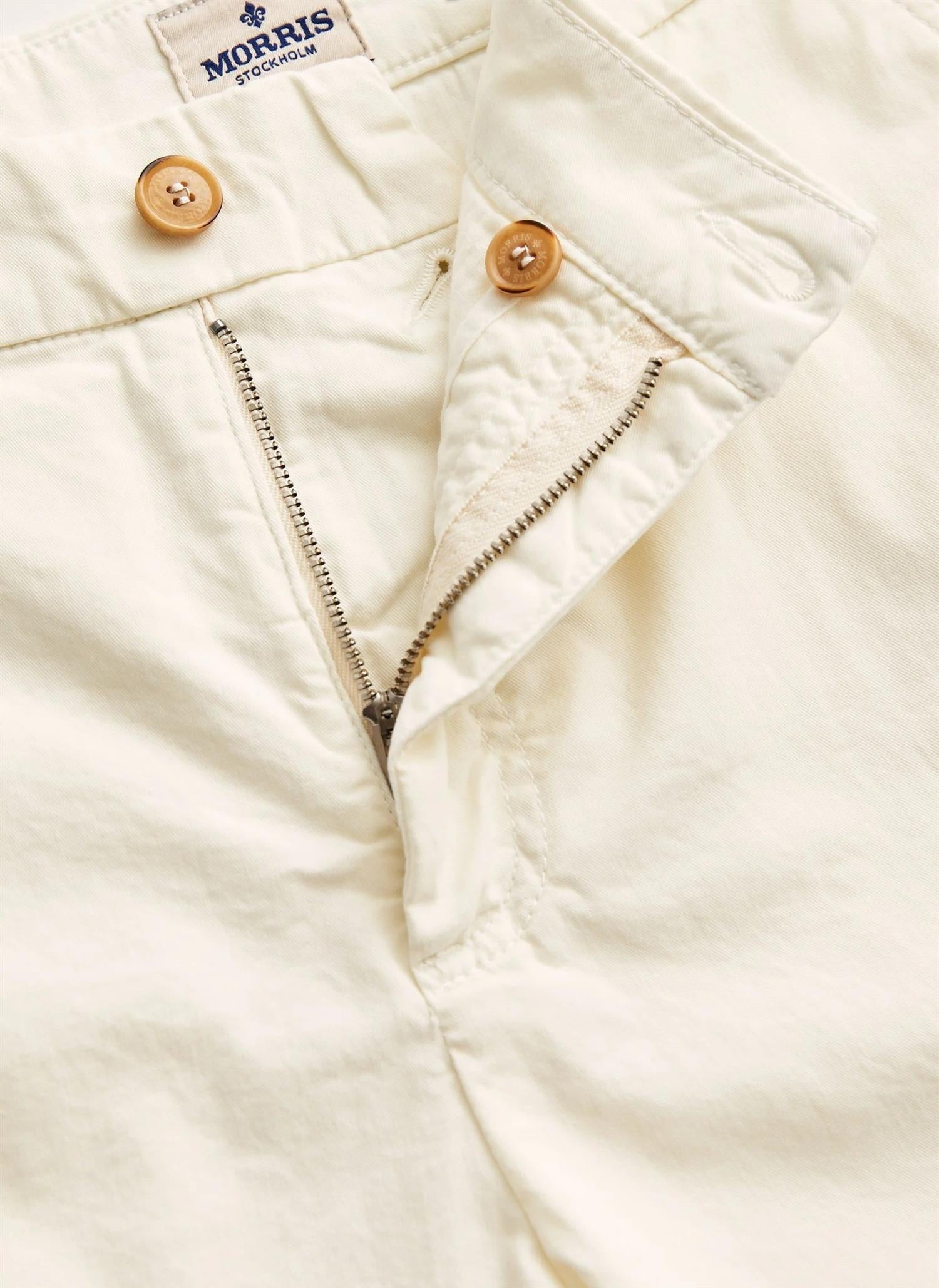Morris Jeffrey Chino Shorts Bomull Kremhvit