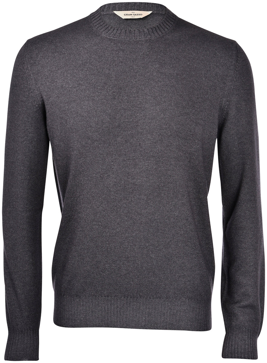 Gran Sasso Genser Pullover Ull/Kashmir Grå