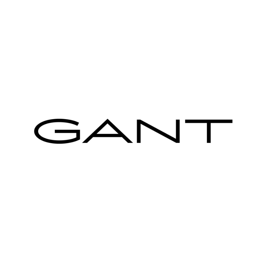 Gant logo på hvit bakgrunn