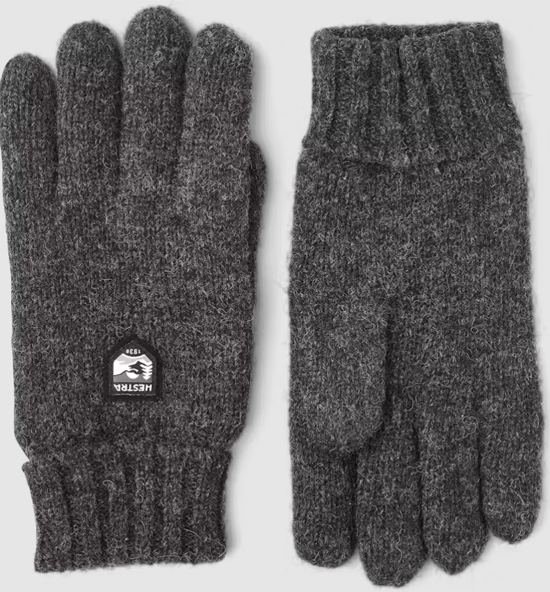 Hestra Basic Wool Hansker Grå