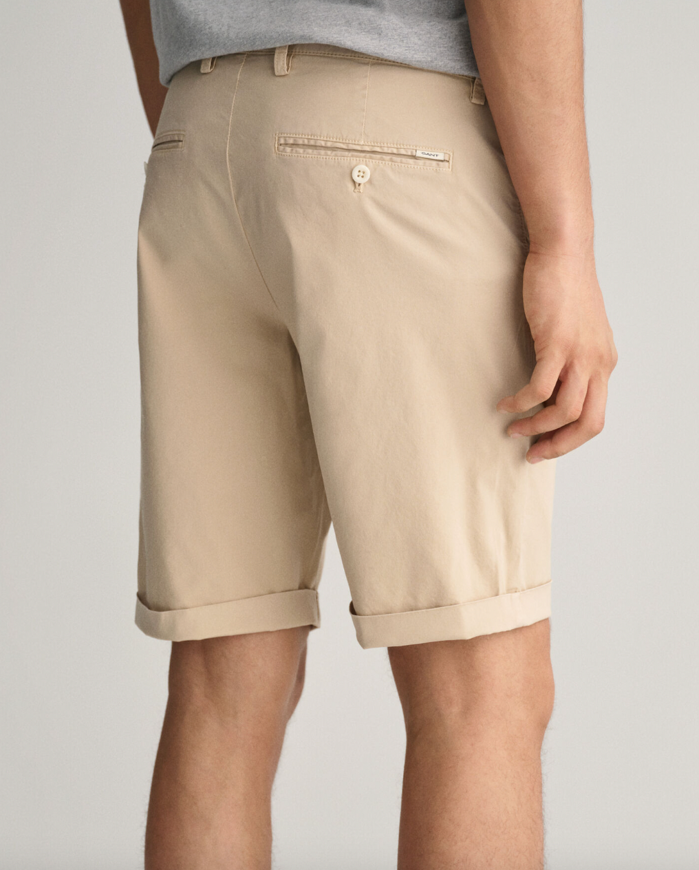 Gant Sunfaded Shorts Kremhvit fra siden