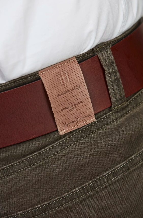 Hansen & Jacob 5-Pocket Bomull Mørk Grønn