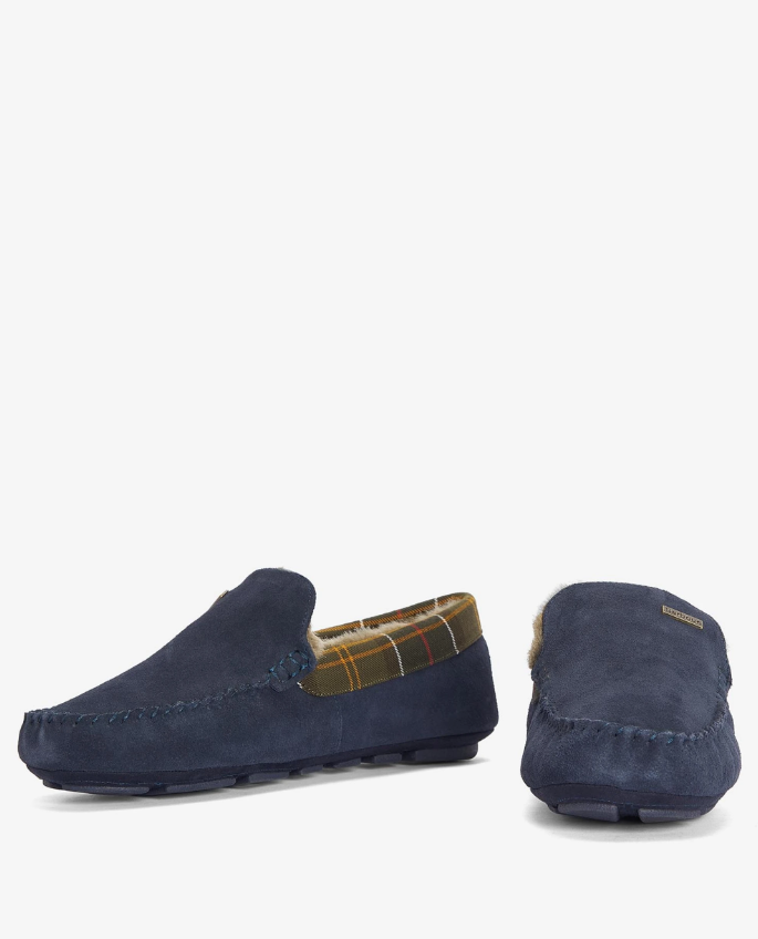 Barbour Monty Moccasin Tøffel Blå