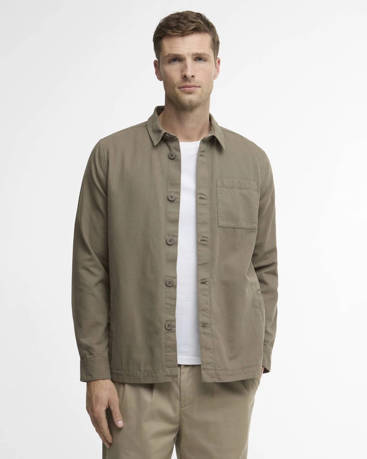 Barbour Washed Overshirt Grønn