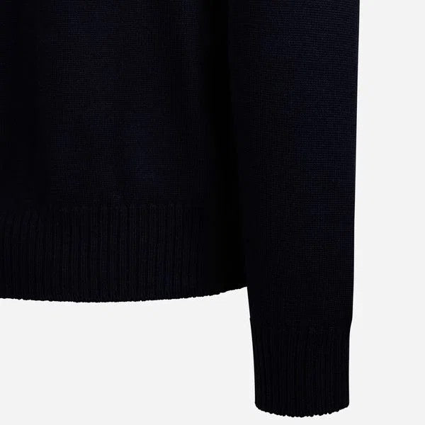 Gran Sasso Crewneck Merinoull Marine