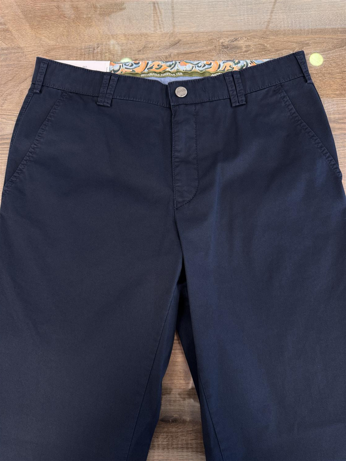 Meyer Chinos Rio "Lett" Bomull Marine