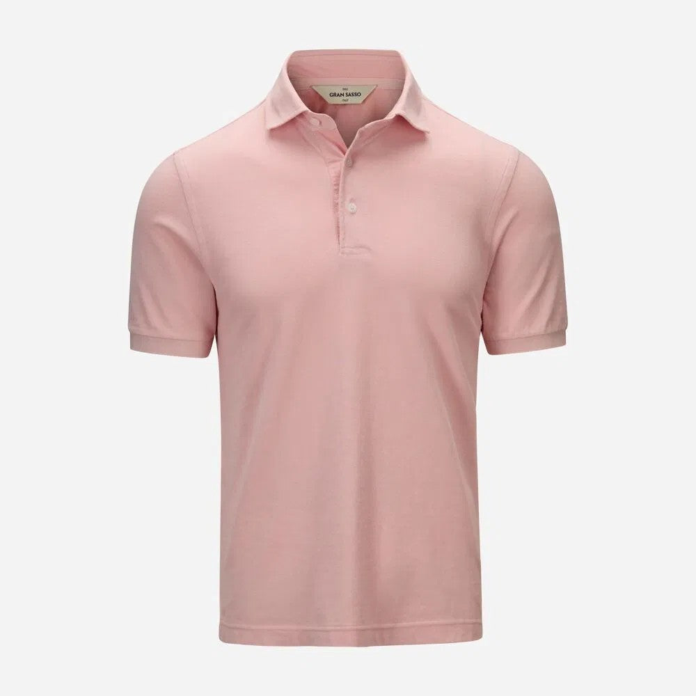 Gran Sasso Pique Bomull Rosa