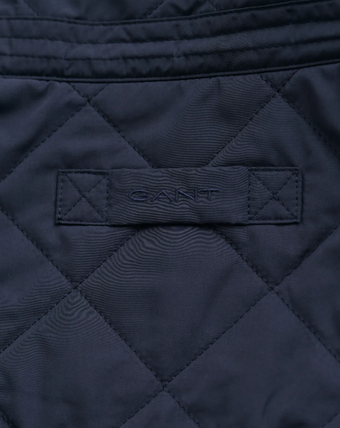 Gant Quilted Windcheater Ytterjakke Marine