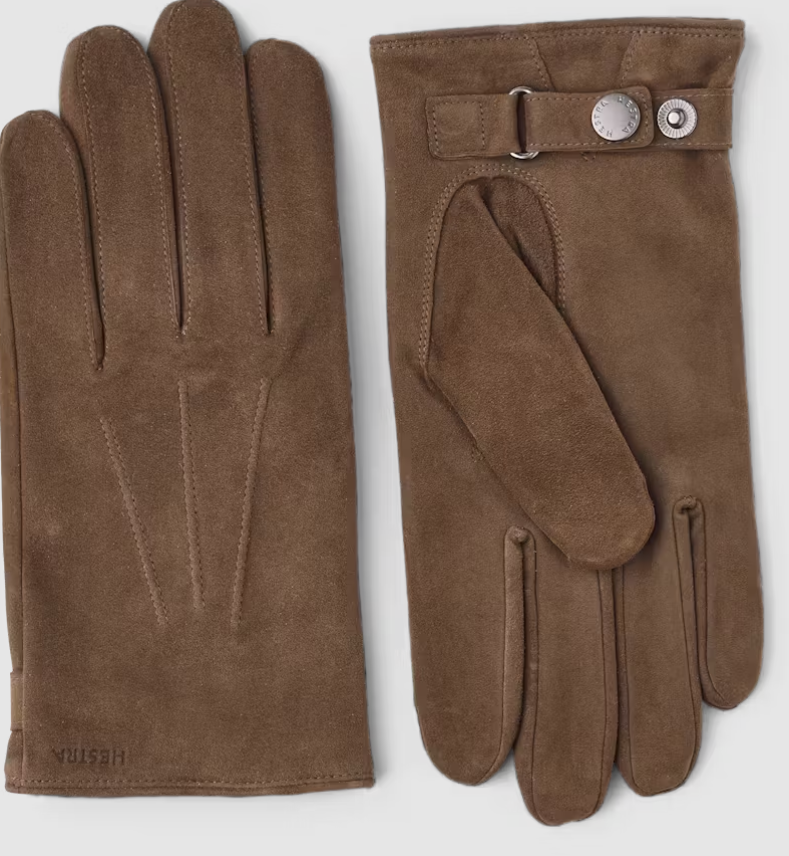 Hestra Robert Suede Skinnhanske Brun