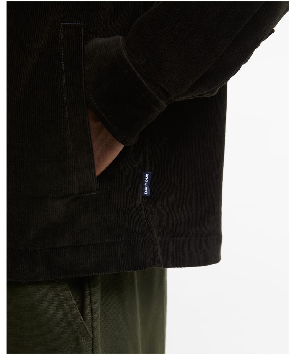 Barbour Tartan Cord Overshirt Grønn
