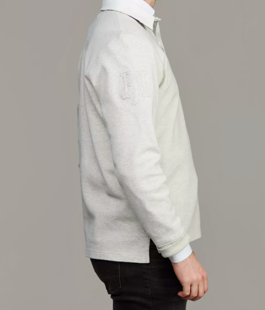 Hansen & Jacob Heavy Piquet Rugger Lys Grå