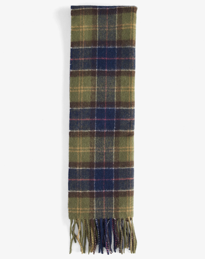 Barbour Skjerf Tartan Lammeull Ruter Grønn