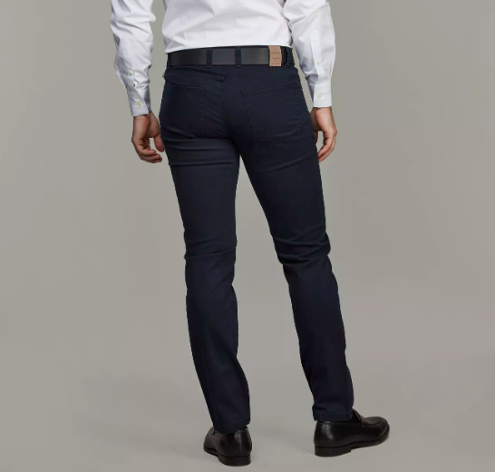 Hansen & Jacob 5-Pocket Bomull Marine