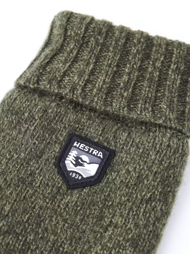 Hestra Basic Wool Hansker Oliven
