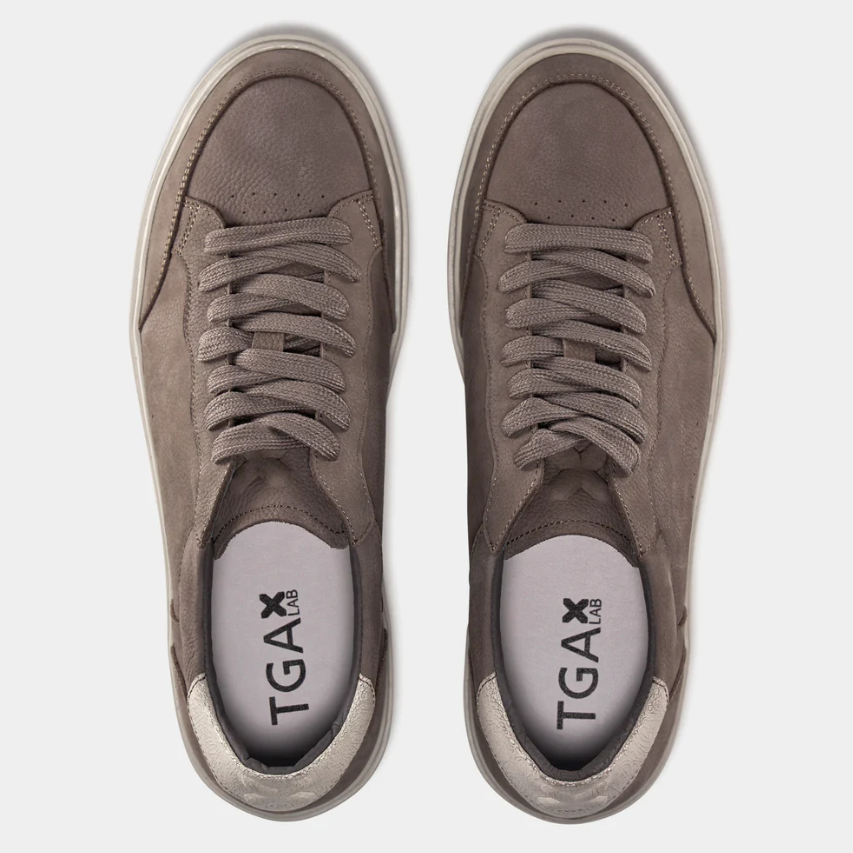 TGA X LAB Sneaker Nubuck Taupe