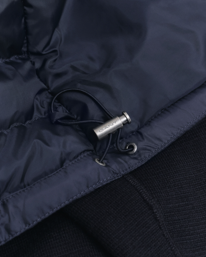 Gant Mixed Media Ytterjakke Marine