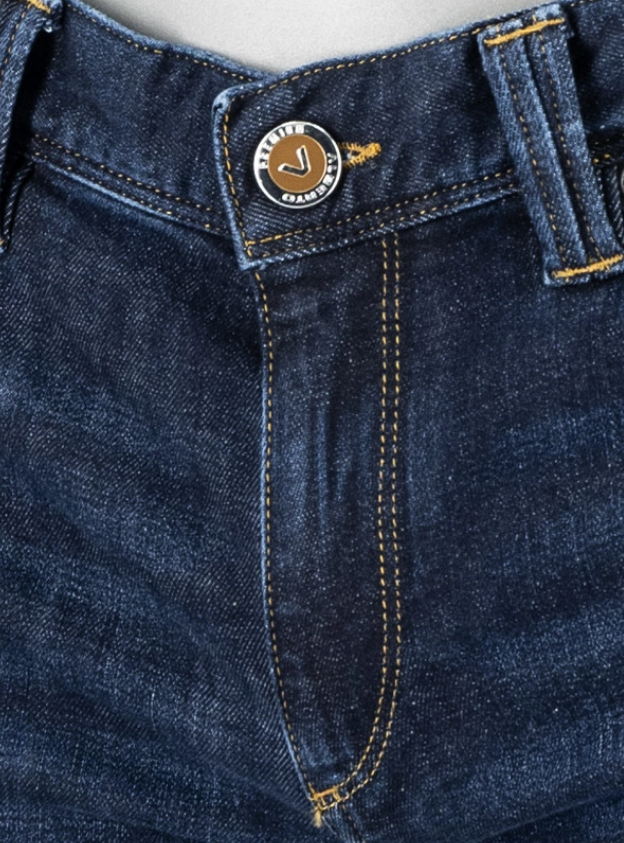 Alberto Jeans Herre Pipe Premium Business Marine knapp og gylf