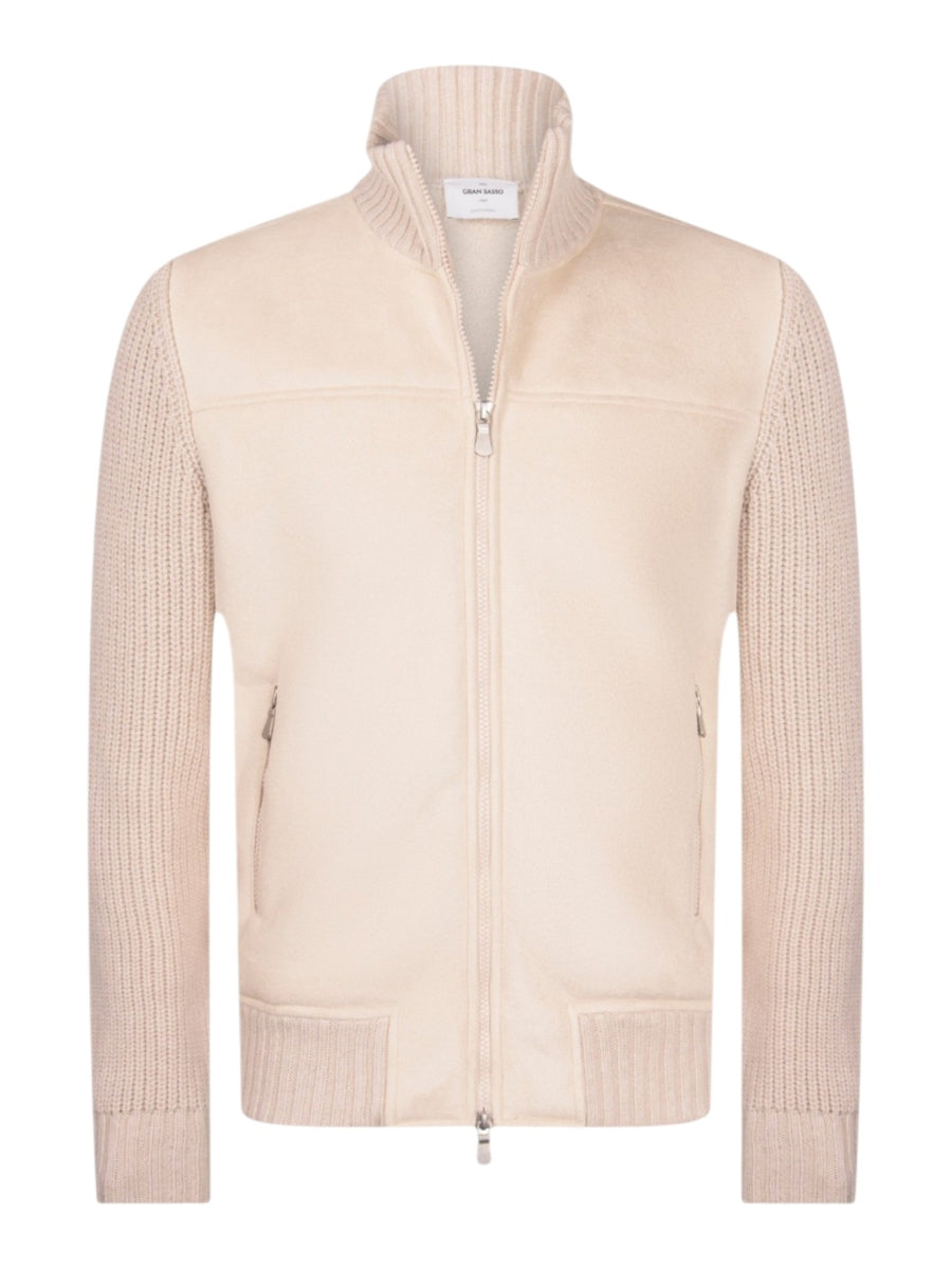 Gran Sasso Jakke Alcantara Off-whit