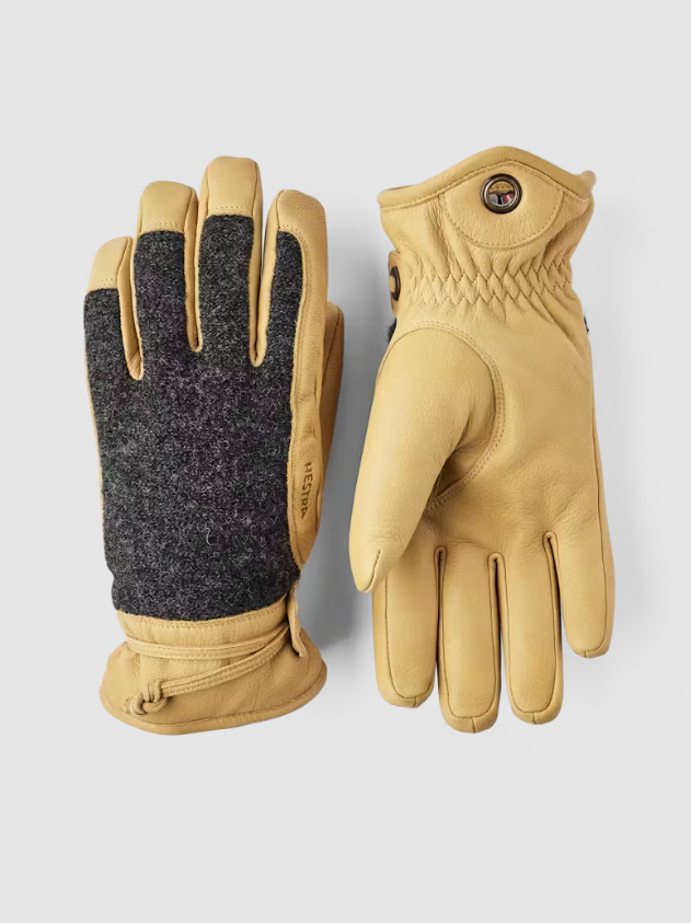 Hestra Daniel Skinnhanske M/Ull Gul