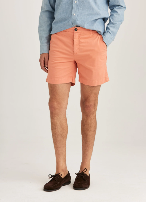 Morris Jeffrey Chino Shorts Bomull Oransje