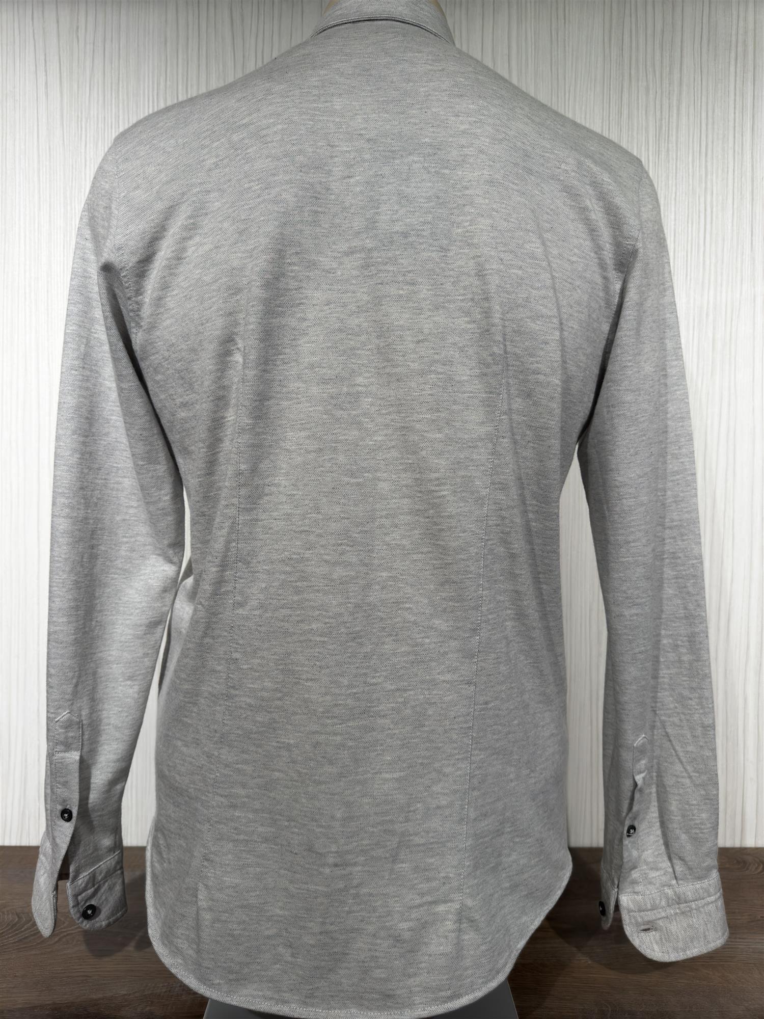 Gran Sasso Skjorte Bomull & Kashmir Lysegrå