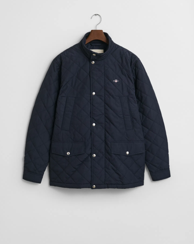 Gant Quilted Windcheater Ytterjakke Marine