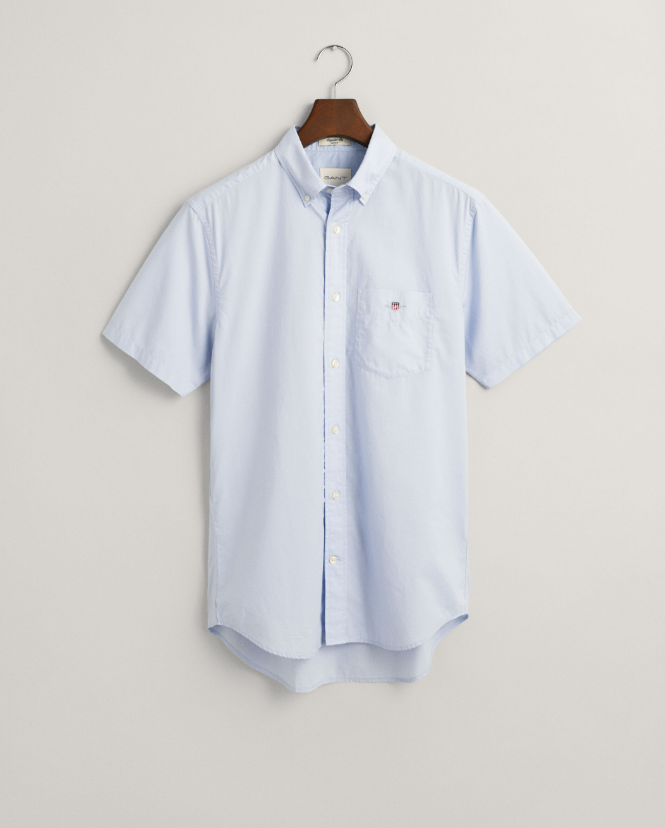 Gant Skjorte Kort Erm Lyseblå produktbilde