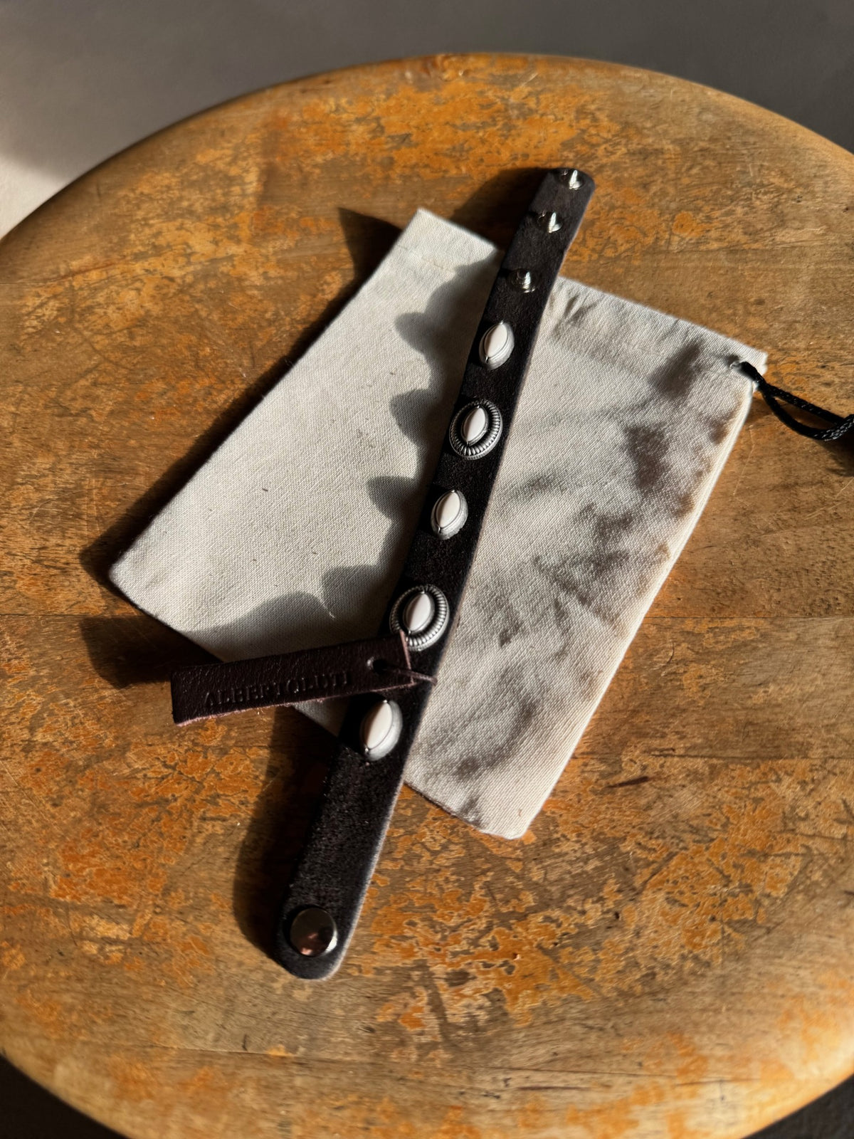 Alberto Luti Western Armbånd Small Stone Hvit