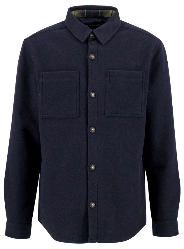 Barbour Marlow Tailored Ull Overshirt Marine