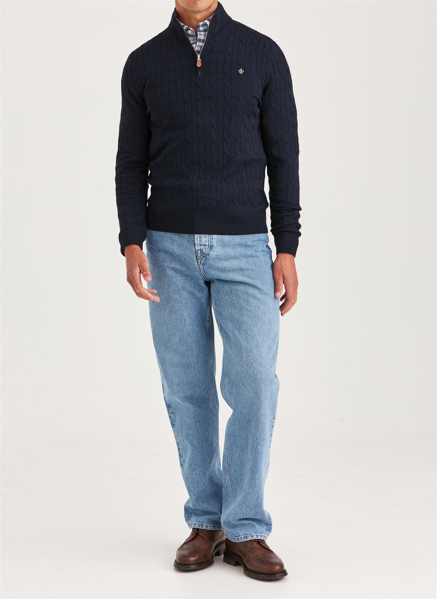 Morris Cable John Zip Merino Marine