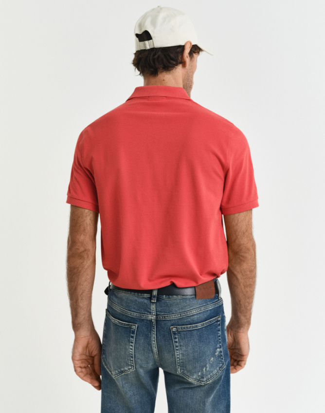 Gant Original Pique Bomull Rød