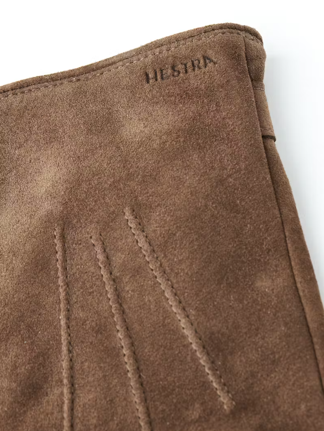 Hestra Robert Suede Skinnhanske Brun