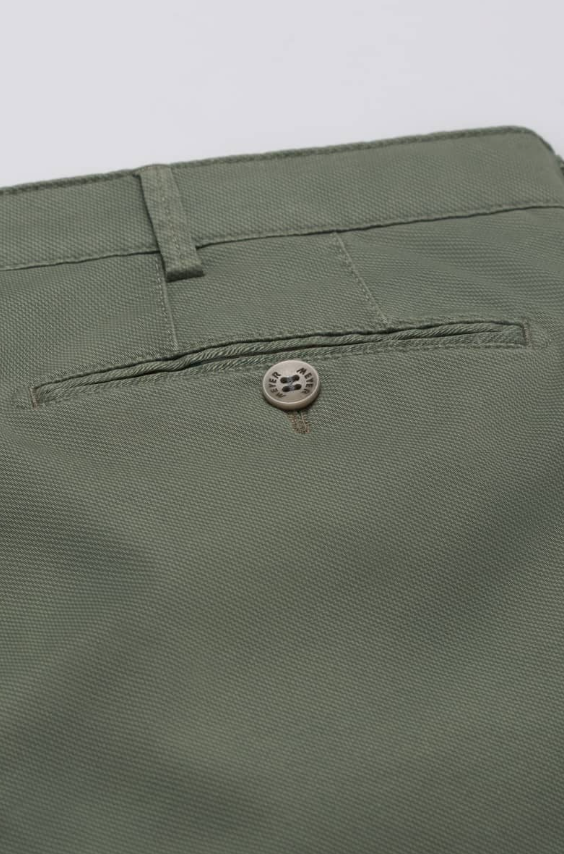 Meyer Bukse Bonn Bomull Olivengrønn baklomme