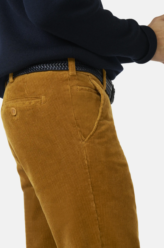 Meyer Active Chinos Kordfløyel Bomull Lys Kamel