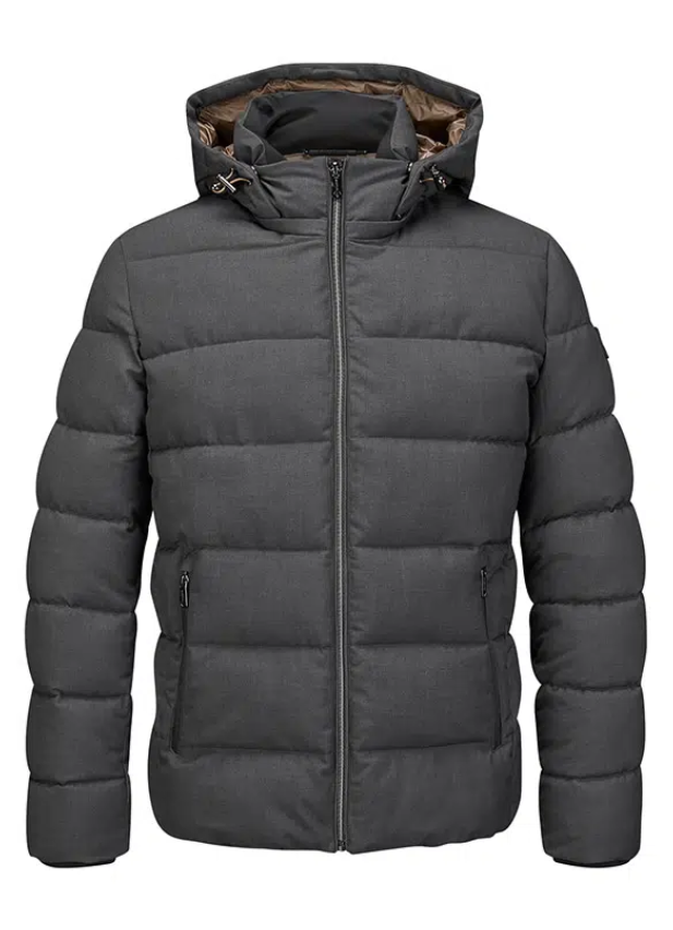 Milestone Ytterjakke MSMauro Antrasitt M/Brun