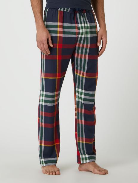 Gant Pysjamas Bukse Flanell Ruter Rød