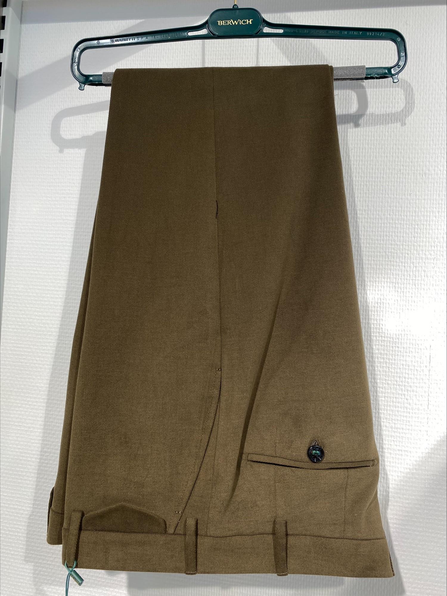 Berwich Chinos VulcanoZ Bomull Grønn på henger