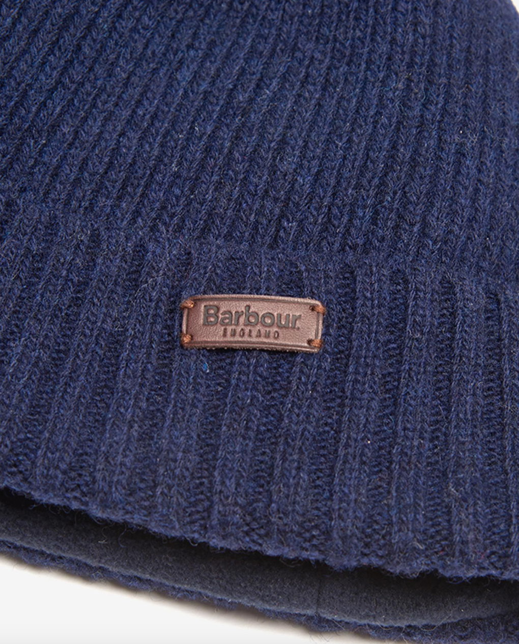Barbour Lue Ull Marineblå skinnmerke