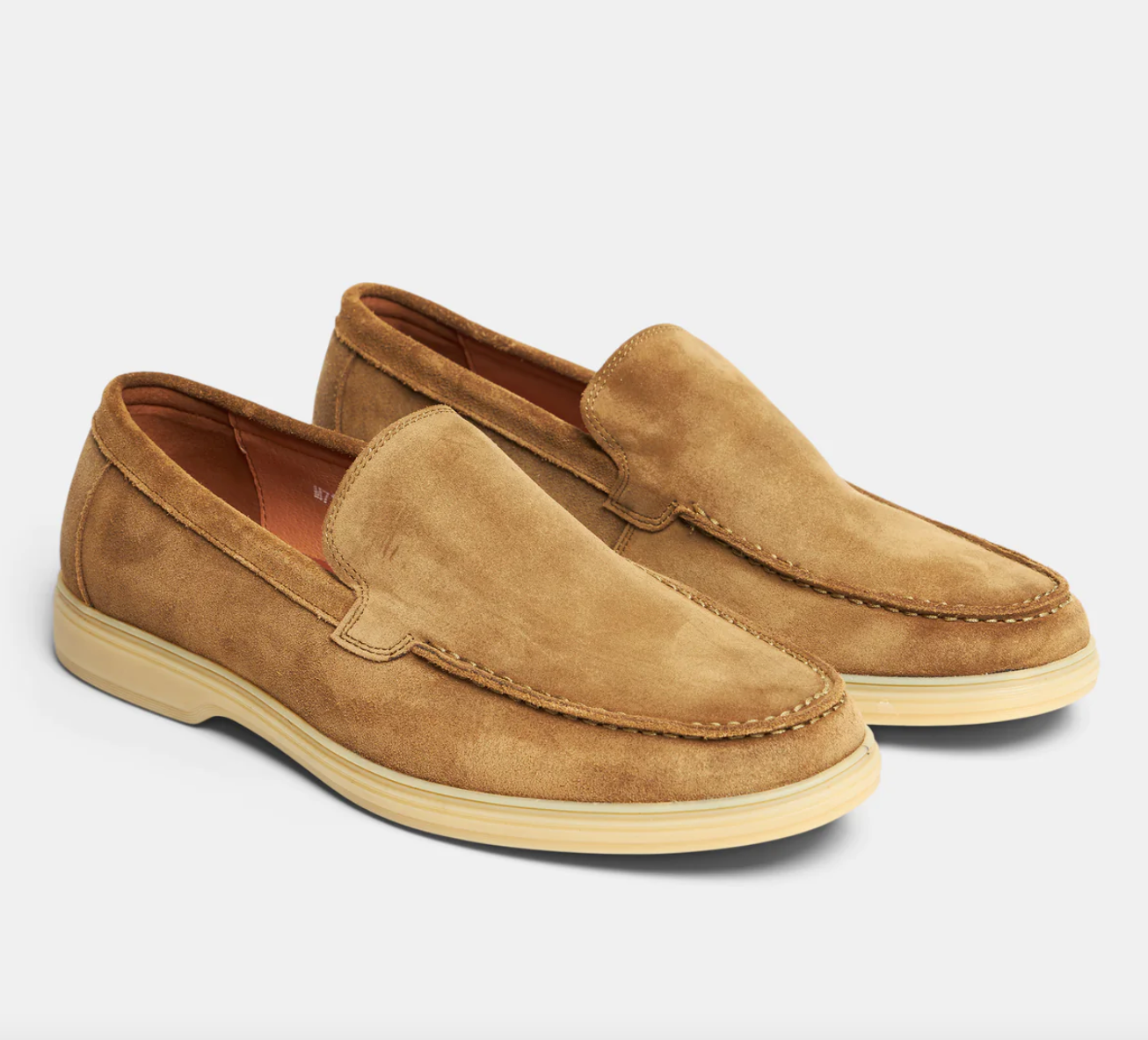 TGA Loafer Semsket Lysebrun