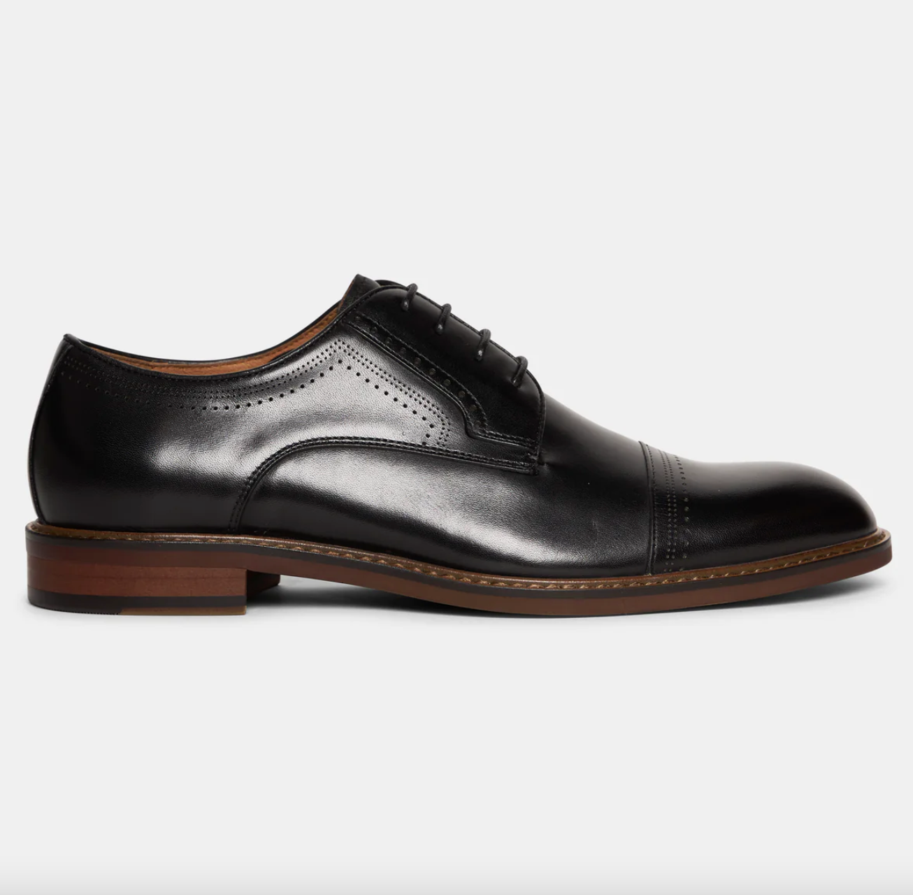 TGA Sko Derby Brogue Sort