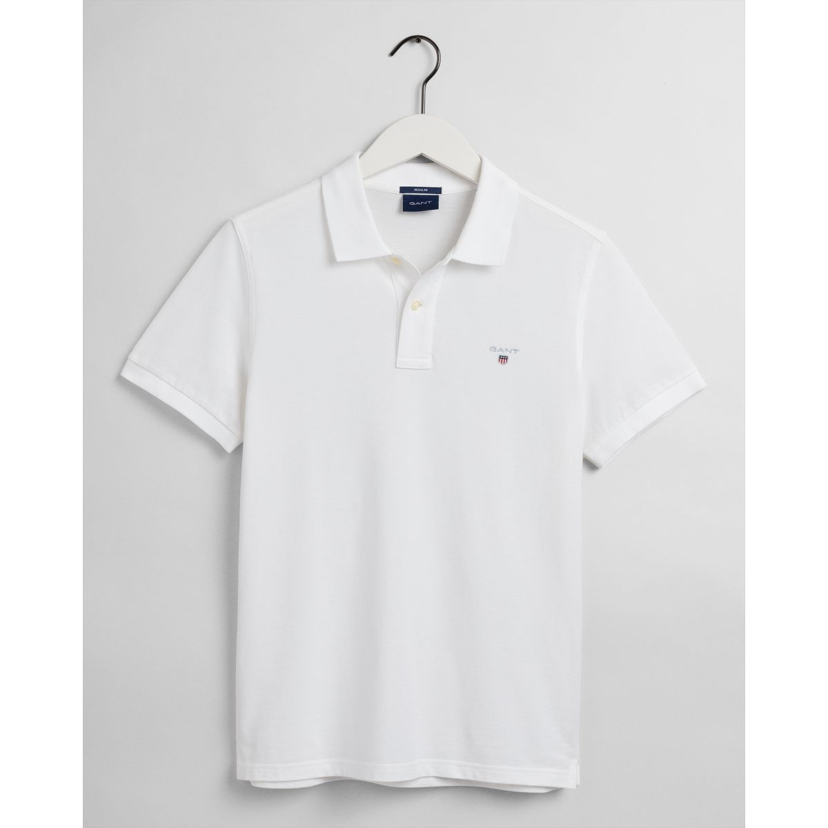 Gant Original Pique Bomull Hvit