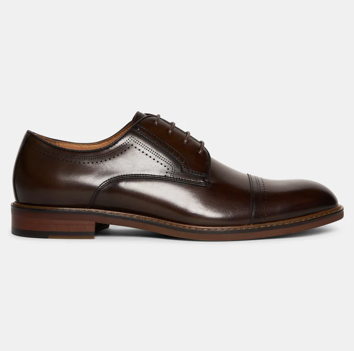 Tga Sko Derby Brogue Brun