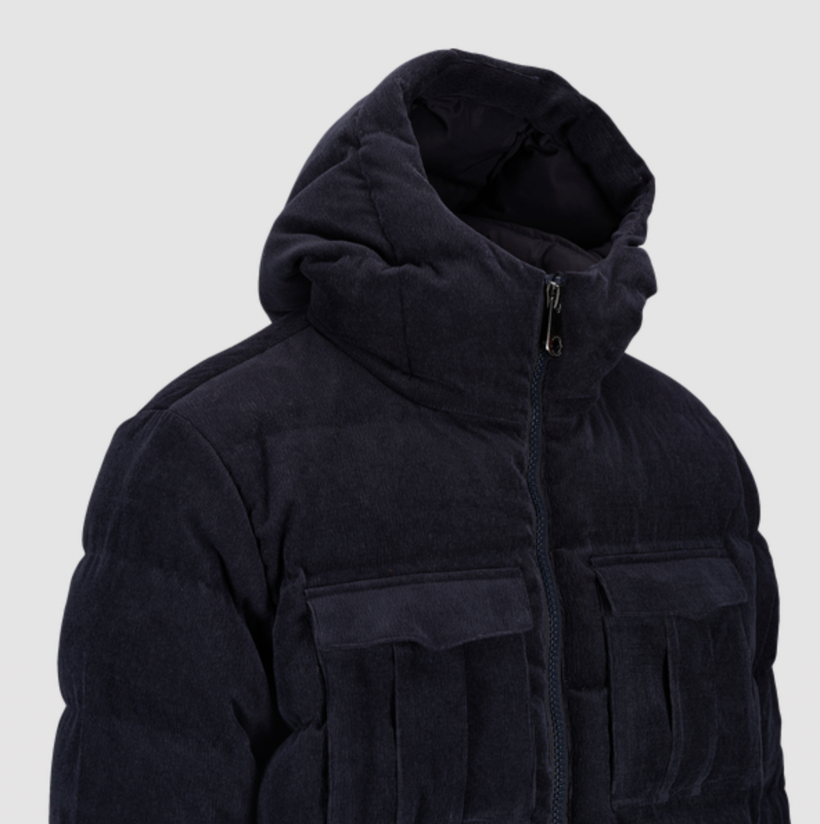 Monel Tignes Dunjakke herre Cord Marine hette