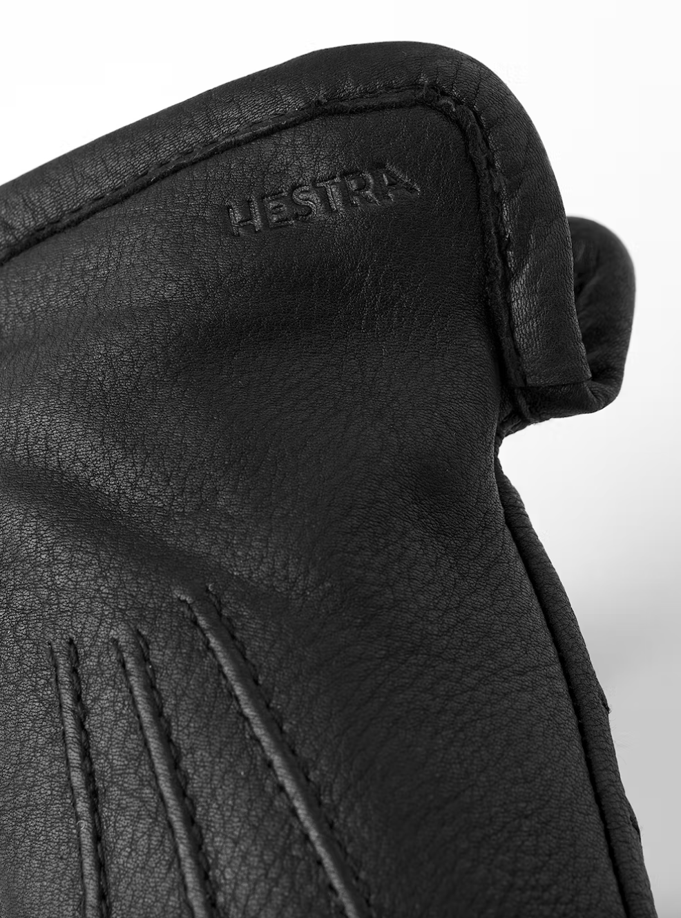 Hestra Skinnhanske med Ullfór Andrew Svart logo