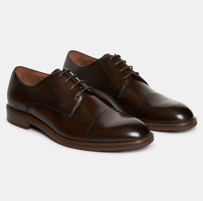 Tga Sko Derby Brogue Brun