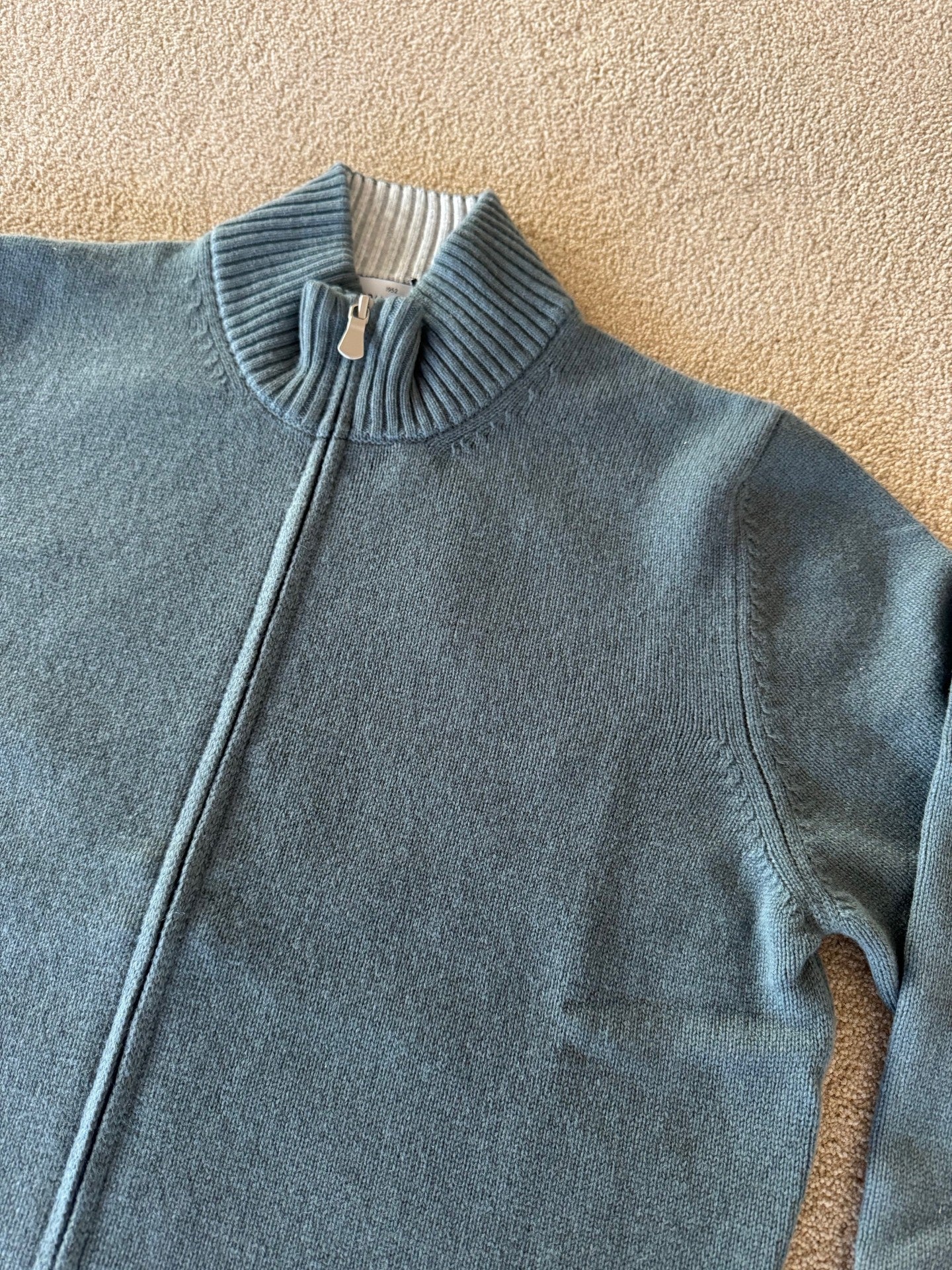 Gran Sasso Full-Zip Cardigan Merino/Kashmir Grønn