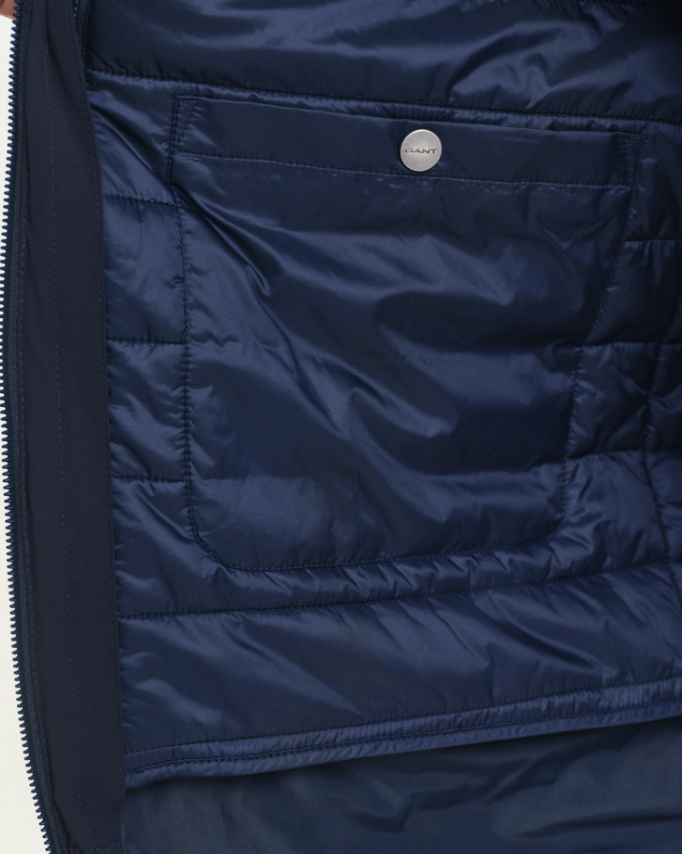 Gant Parkas 3/4 Lengde Marineblå