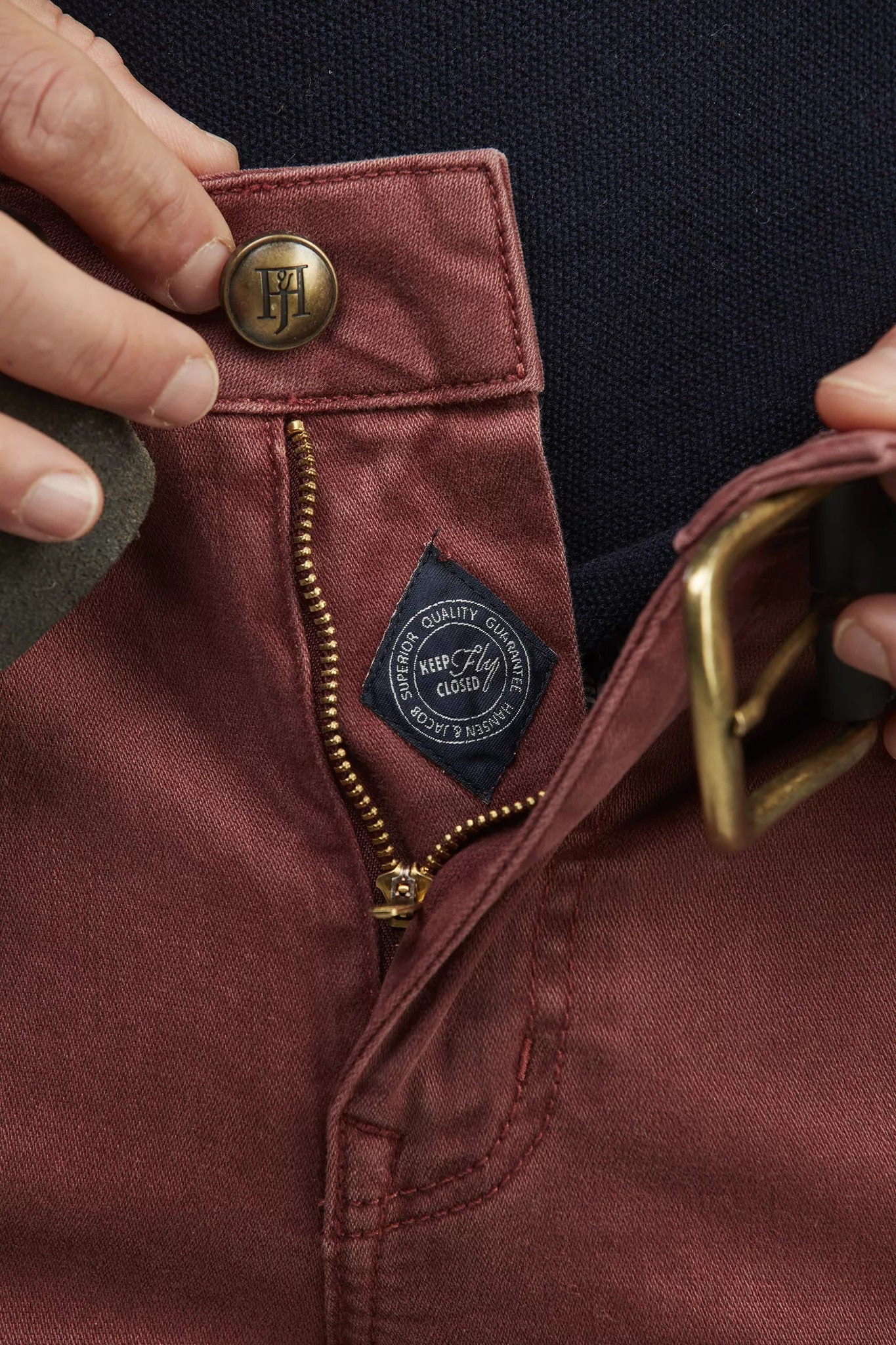 Hansen & Jacob 5-Pocket Okado Rød